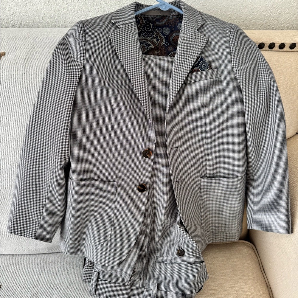 Men's Gray Blazer Suit